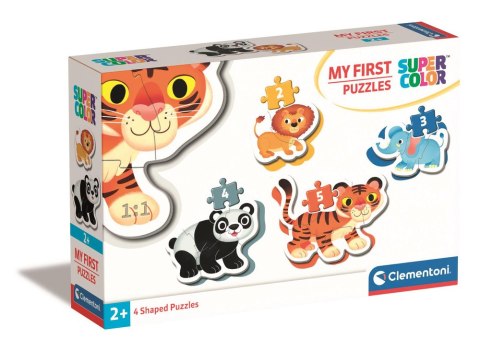 Moje Pierwsze Puzzle 2-3-4-5 DZIKIE ZWIERZĘTA Clementoni 20810