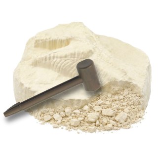 Zestaw Archeologiczny Wykopaliska Kamień z Dinozaurem Figurka Narzędzia