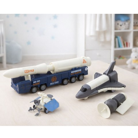 Zestaw Kosmiczny Rakieta Wahadłowiec Satelita Pojazd Transportowy