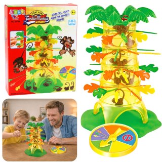 Gra Zręcznościowa Rodzinna Spadające Małpki Drzewo Palma Koło Losujące