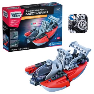 Naukowa Zabawa Klocki Laboratorium Mechaniki Motorówka Język Polski Clementoni 50247