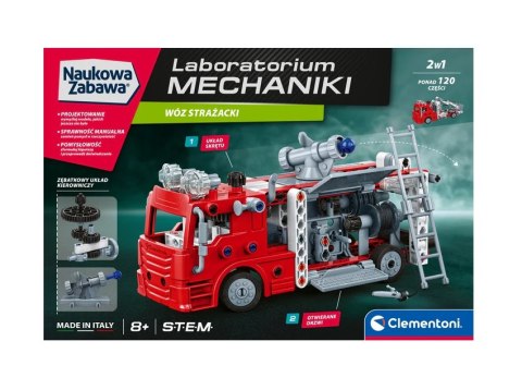 Naukowa Zabawa Klocki Laboratorium Mechaniki Wóz Strażacki Język Polski Clementoni 50245