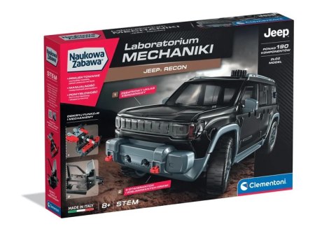 Naukowa Zabawa Laboratorium Mechaniki Jeep Recon Język Polski Clementoni 50401
