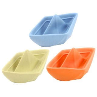 Zestaw Gumowe Łódki Do Kąpieli Zabawy Dla Malucha Pastelowe 3 szt.