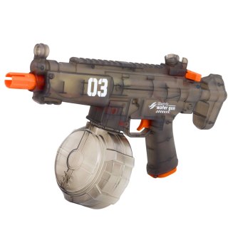 Elektryczny Karabin Pistolet Na Wodę Automatyczny Czarny Zasięg 8-9m 450 ml