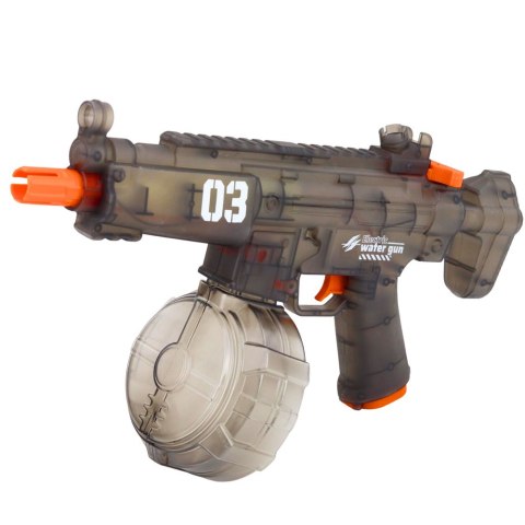 Elektryczny Karabin Pistolet Na Wodę Automatyczny Czarny Zasięg 8-9m 450 ml