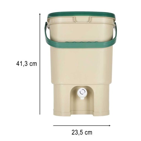 Kompostownik domowy LUARO pojemnik na kompost odpady kuchenne 15l