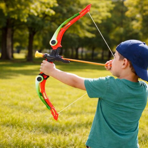 Łuk dla dzieci strzałki i tarcza zestaw strzelecki XXL