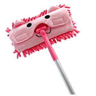 Mop Dla Dzieci Z Rączką Teleskopową Zwierzątko Różowy