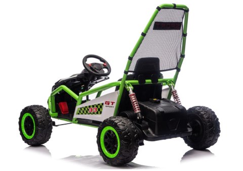 Pojazd Na Akumulator DM-107 24V7 Cichy Silnik Zielony