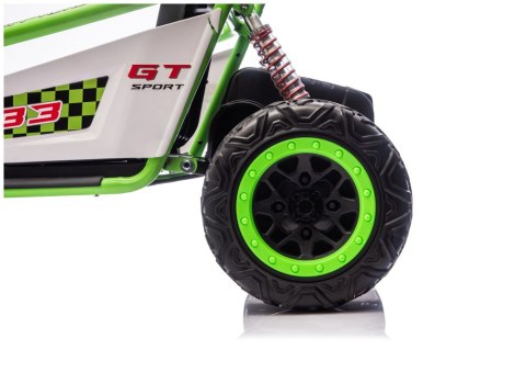 Pojazd Na Akumulator DM-107 24V7 Cichy Silnik Zielony