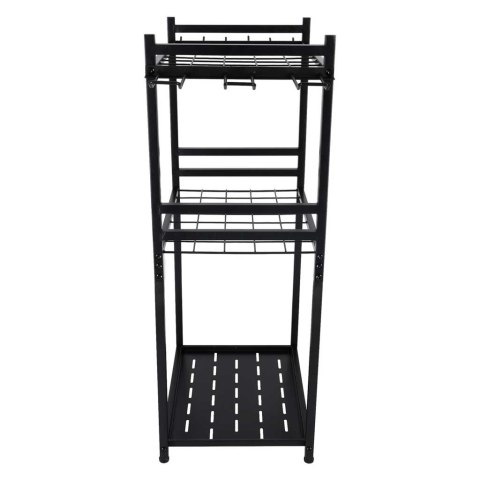 Stojak LUARO na narzędzia ogrodowe grabie łopaty miotły organizer warsztatowy