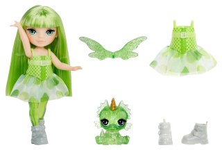 543404-EUC Rainbow High Littles Rainbow Fantasy Fairies Doll- Emerald (Green)