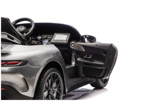 Auto Na Akumulator Mercedes GT63 AMG DK-GT63 24V Cichy Silnik Szary