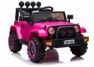 Auto na Akumulator Jeep BRD-7588 Różowy 4x4