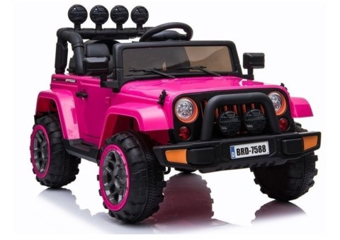 Auto na Akumulator Jeep BRD-7588 Różowy 4x4