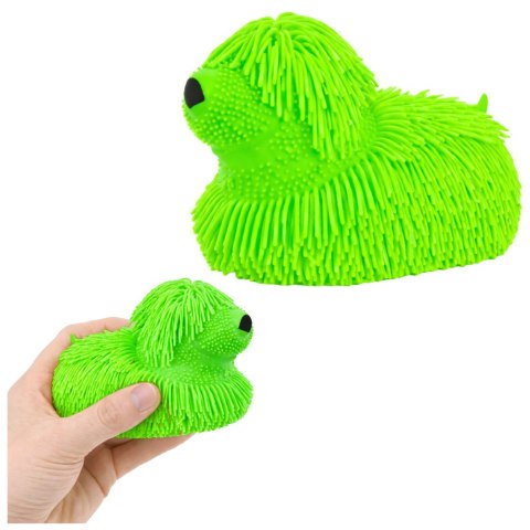 Gniotek Sensoryczny Do Rozciągania Ściskania Pies z Frędzlami Świecący LED