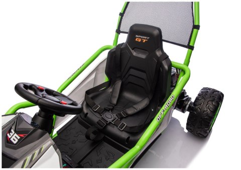 Pojazd Na Akumulator DM-107 24V7 Cichy Silnik Zielony