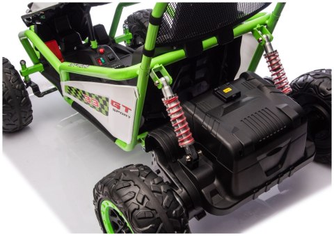 Pojazd Na Akumulator DM-107 24V7 Cichy Silnik Zielony