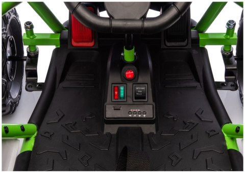 Pojazd Na Akumulator DM-107 24V7 Cichy Silnik Zielony