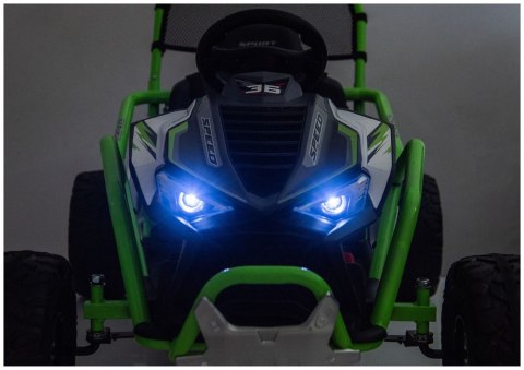 Pojazd Na Akumulator DM-107 24V7 Cichy Silnik Zielony