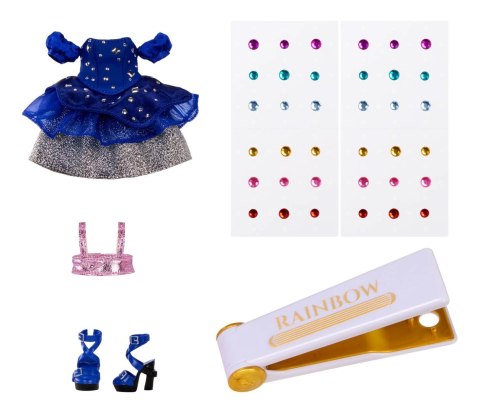 Rainbow High Be Dazzling-Genevieve Bleu 597810-EUC