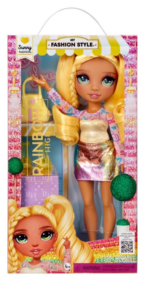 Rainbow High Entry Fashion Doll Sunny 547570-EUC