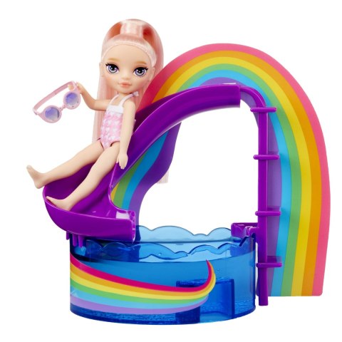 Rainbow High Little Pool Day with Blush Playset 522249-EUC