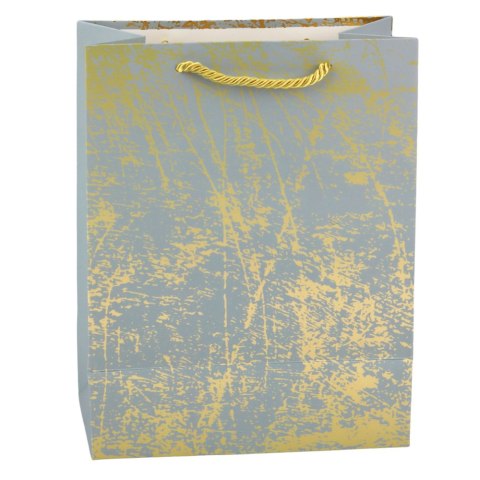 Torba Prezentowa Złote Zdobienia Elegancka 23 x 18 x10cm