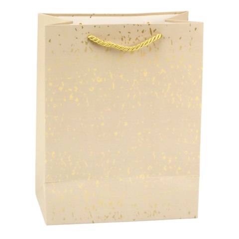 Torba Prezentowa Złote Zdobienia Elegancka 23 x 18 x10cm