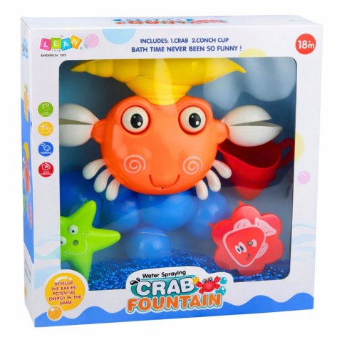 Zestaw Do Kąpieli Krab Fontanna Zabawka Interaktywna Z Przyssawkami