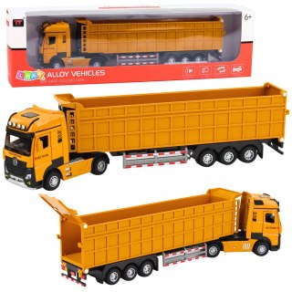 Ciężarówka wywrotka żółta