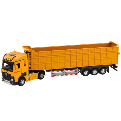 Ciężarówka wywrotka żółta