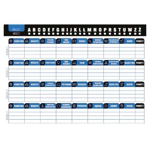 Kultowa Gra Towarzyska Państwa-Miasta Sport Trefl 30067