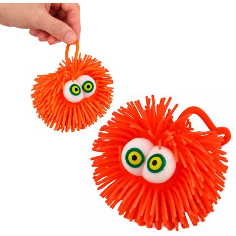 Piłka Z Oczami Gniotek Sensoryczny Do Odbijania Świecąca LED Mix Kolor