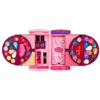 Zestaw Piękności Do Makijażu i Paznokci Kosmetyki Cienie Lakiery Kuferek