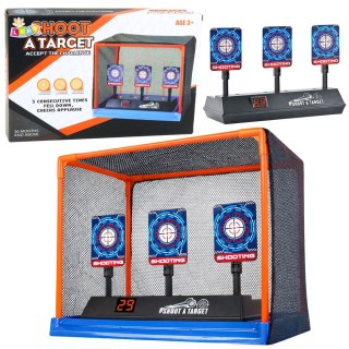 Tarcza Elektroniczna Do Strzelania Cyfrowy Licznik LCD Siatka Ruchome Cele