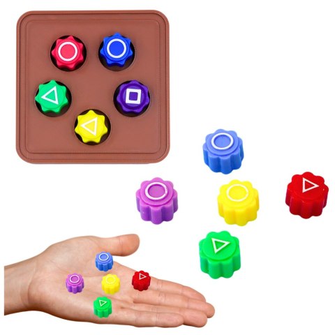 Zestaw 4 Gier Squid Game Tradycyjne Koreańskie Gry Kości Bączek