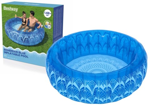 Dmuchany Basen 168 x 53 cm Niebieski Bestway 54479