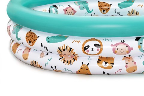 Dmuchany Basen Ogrodowy Dla Dzieci Zwierzątka 102 cm Bestway 51008