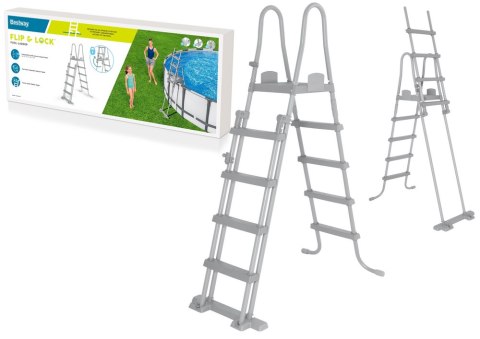 Drabinka Bezpieczna do Basenów 132 cm Bestway 58332