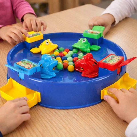 Gra zręcznościowa głodne żabki skaczące żaby 4 graczy 3+ XXL