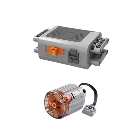 Klocki Konstrukcyjne Tor Na Kulki Z Silnikiem Elektrycznym 2520 el.