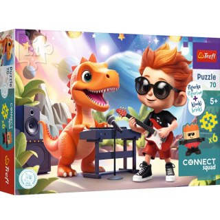 Puzzle - 70 - Connect Joe - Figurka i 6 klocków - Connect Squad - Trefl 53025