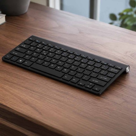 Klawiatura bezprzewodowa bluetooth Smart TV czarna