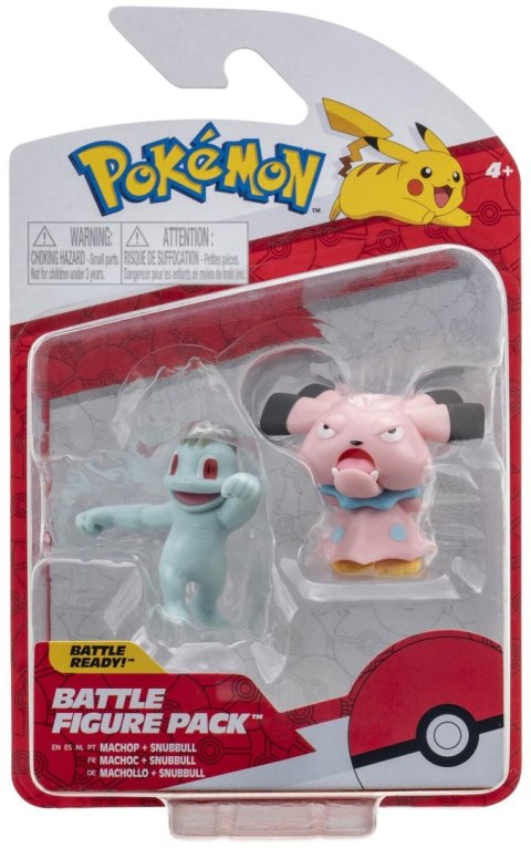 Pokemon Machop i Snubbull Figurka Kolekcjonerska Battle Figure Pack 2634 Pokemon Machop i Snubbull Figurka Kolekcjonerska Battle Figure Pack 2634