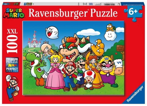 Ravensburger Puzzle dla dzieci 2D: Super Mario 100 elementów 12992 Ravensburger Puzzle dla dzieci 2D: Super Mario 100 elementów 12992