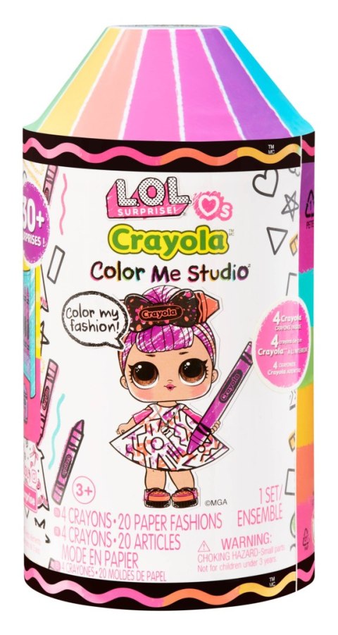 505273-EUC L.O.L. Surprise Loves CRAYOLA Color Me Studio Asst in PDQ 505273-EUC L.O.L. Surprise Loves CRAYOLA Color Me Studio Asst in PDQ