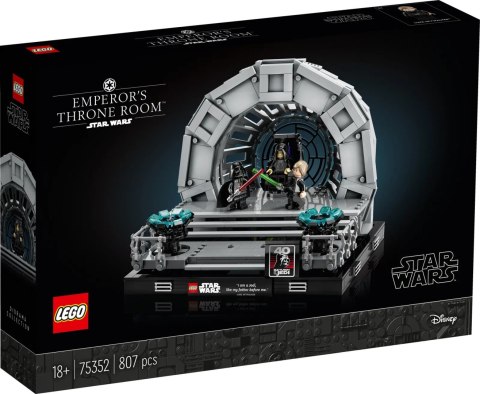 LEGO Star Wars Diorama Sala tronowa Imperatora 75352 LEGO Star Wars Diorama Sala tronowa Imperatora 75352