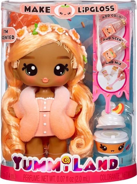 120797EUC Yummiland Large Doll + Lipgloss Pet- Piper Peach 120797EUC Yummiland Large Doll + Lipgloss Pet- Piper Peach
